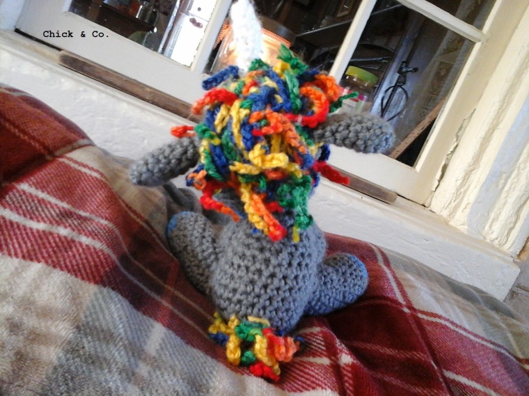 Rainbow the Crocheted Unicorn (3)
